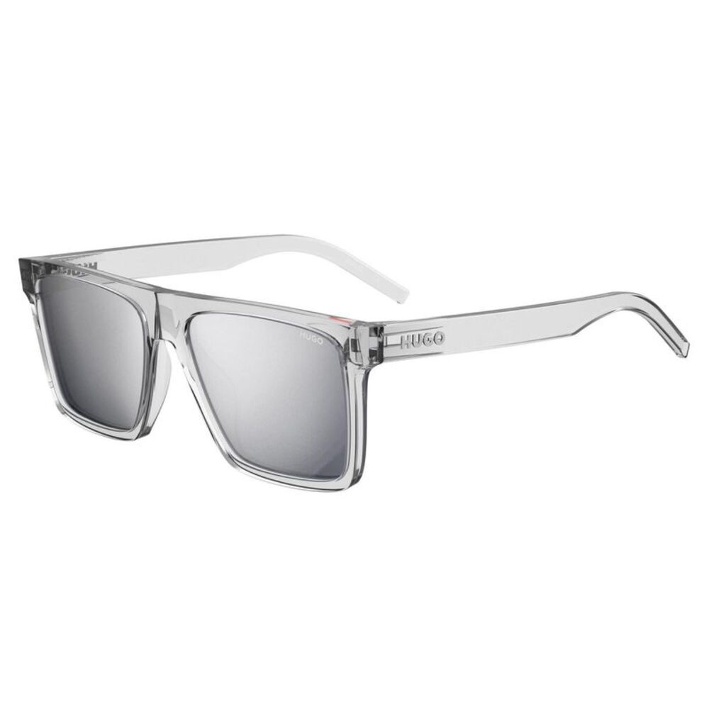 Hugo Mens Rectangle Sunglasses / Crystal
